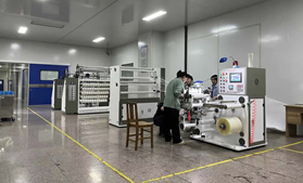 100头电缆色带拉线分条机,金拉线bopp烟膜拆封拉线机